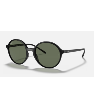 RAY BAN RAY-BAN RB4304 SUNGLASSES BLACK w/DARK GREEN LENS