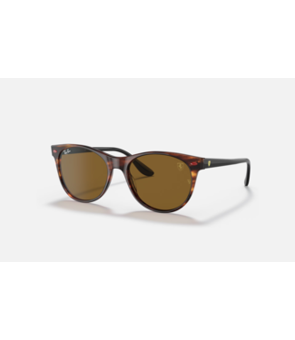 RAY BAN RAY-BAN FERRARI SUNGLASSES HAVANA/BLACK w/ B-15 BROWN LENS