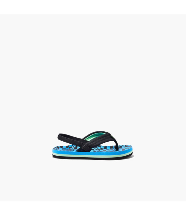 REEF KIDS LITTLE AHI SANDALS SWELL CHECKERS