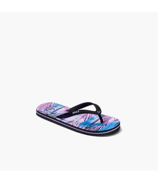 REEF REEF KIDS SEASIDE PRINTS SANDALS PALM FRONDS