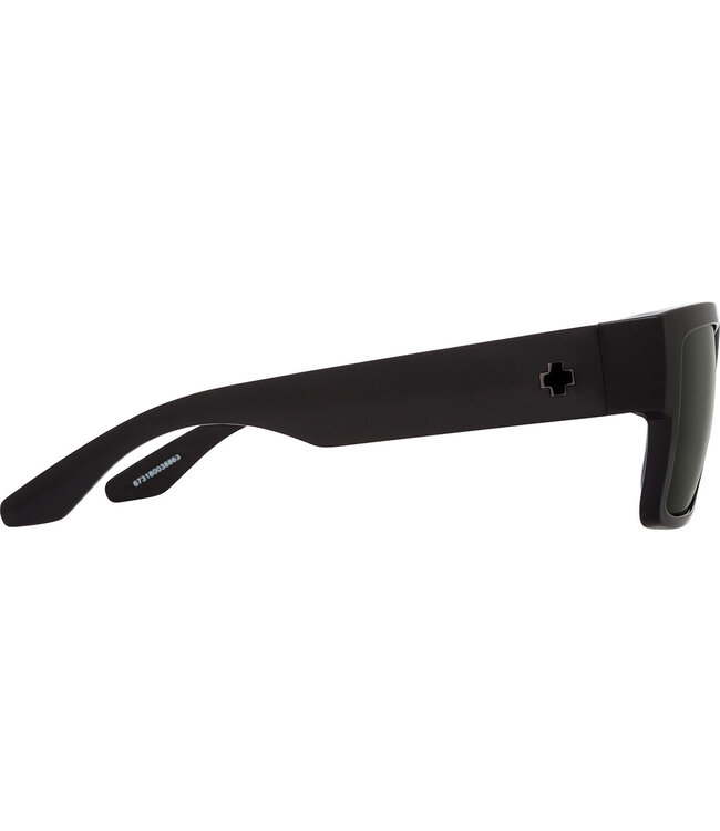 SPY CYRUS BLACK SUNGLASSES w/ HD PLUS GREY GREEN