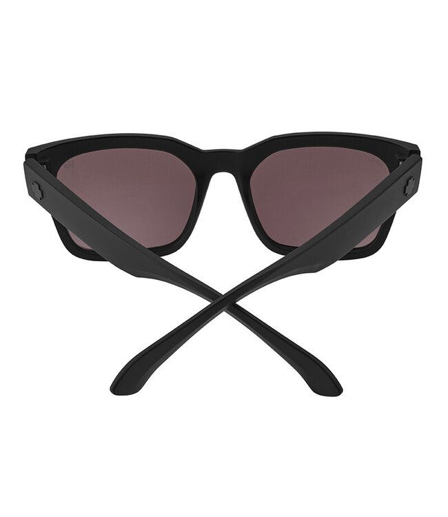 SPY DESSA MATTE BLACK SUNGLASSES w/HAPPY BOOST POLARIZED ICE BLUE MIRROR