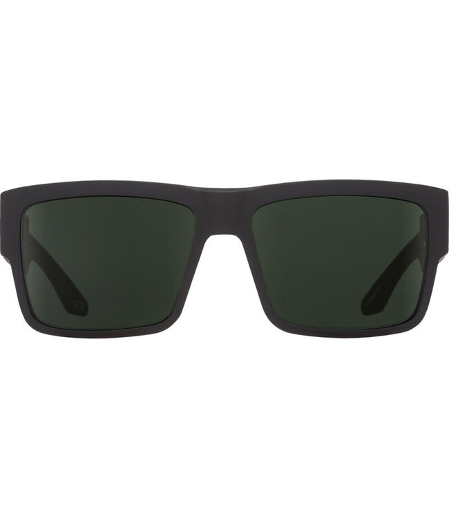 SPY CYRUS SUNGLASSES MATTE BLACK w/ HAPPY GREY GREEN