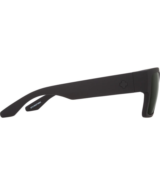 SPY CYRUS SUNGLASSES MATTE BLACK w/ HAPPY GREY GREEN
