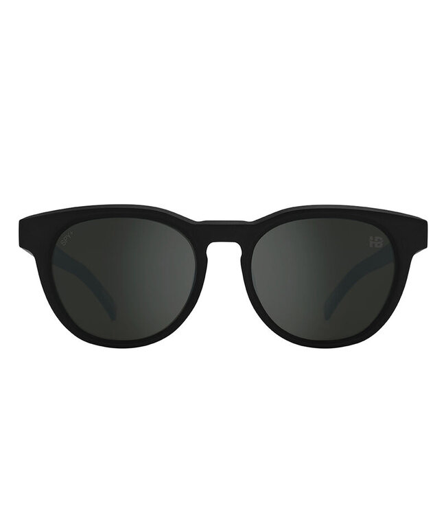 SPY CEDROS MATTE BLACK SUNGLASSES w/ HAPPY BOOST POLARIZED BLACK MIRROR