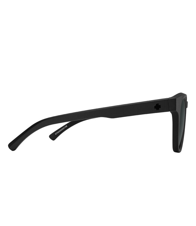 SPY CEDROS MATTE BLACK SUNGLASSES w/ HAPPY BOOST POLARIZED BLACK MIRROR