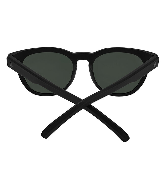 SPY CEDROS MATTE BLACK SUNGLASSES w/ HAPPY BOOST POLARIZED BLACK MIRROR
