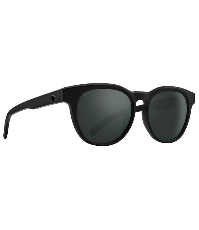 SPY CEDROS MATTE BLACK SUNGLASSES w/ HAPPY BOOST POLARIZED BLACK MIRROR