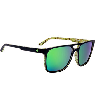 SPY SPY CZAR MATTE BLACK/KUSHWALL SUNGLASSES w/ HD PLUS BRONZE GREEN SPECTRA MIRROR