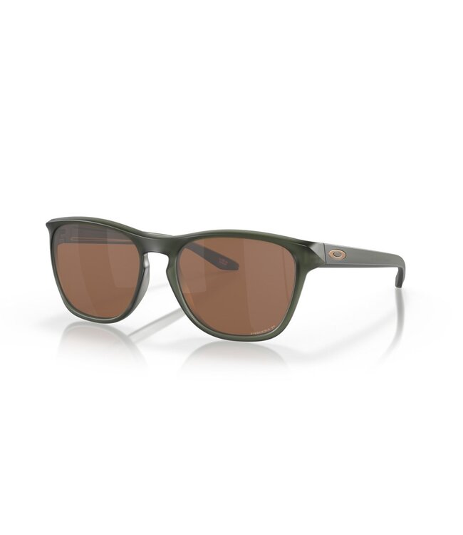 OAKLEY MANORBURN MATTE OLIVE INK SUNGLASSES w/ PRIZM TUNGSTEN POLARIZED LENS