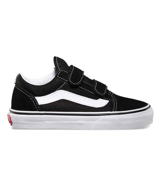 VANS VANS JUNIOR OLD SKOOL V SHOE BLACK/TRUE WHITE