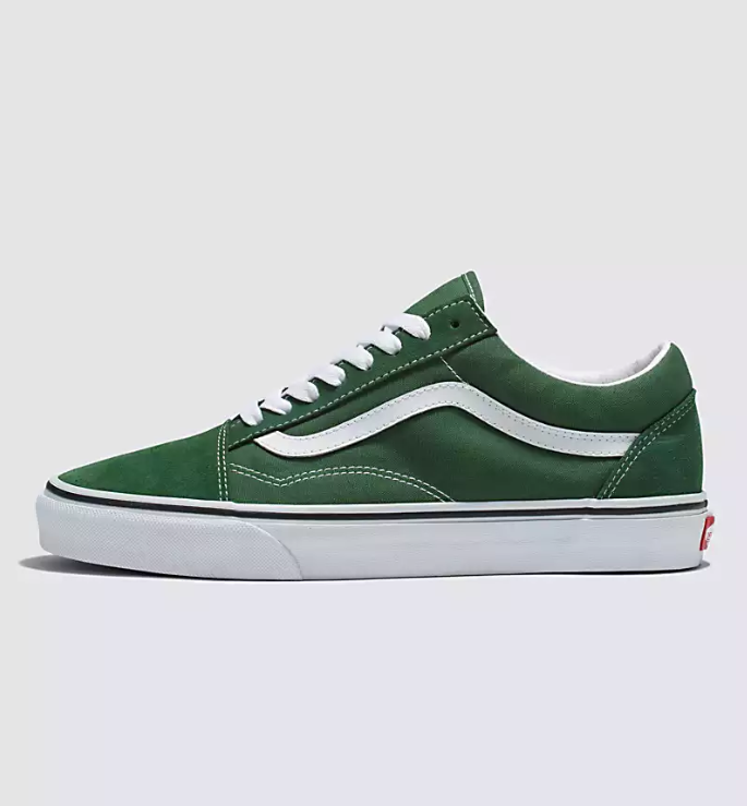 VANS MENS OLD SKOOL SHOE COLOUR THEORY GREENER PASTURE - ONE