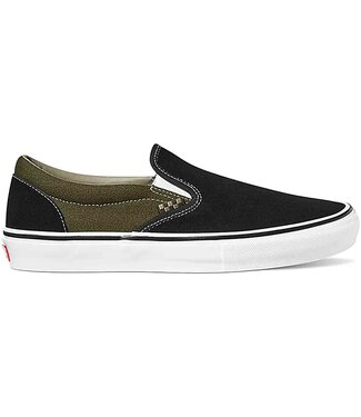 VANS VANS MENS SKATE SLIP-ON SHOE BLACK OLIVE