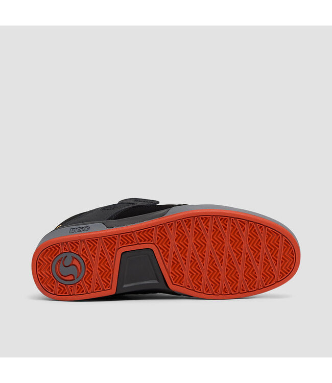 DVS MENS COMANCHE 2.0 SHOE BLACK/YEL/RED/NUBUCK