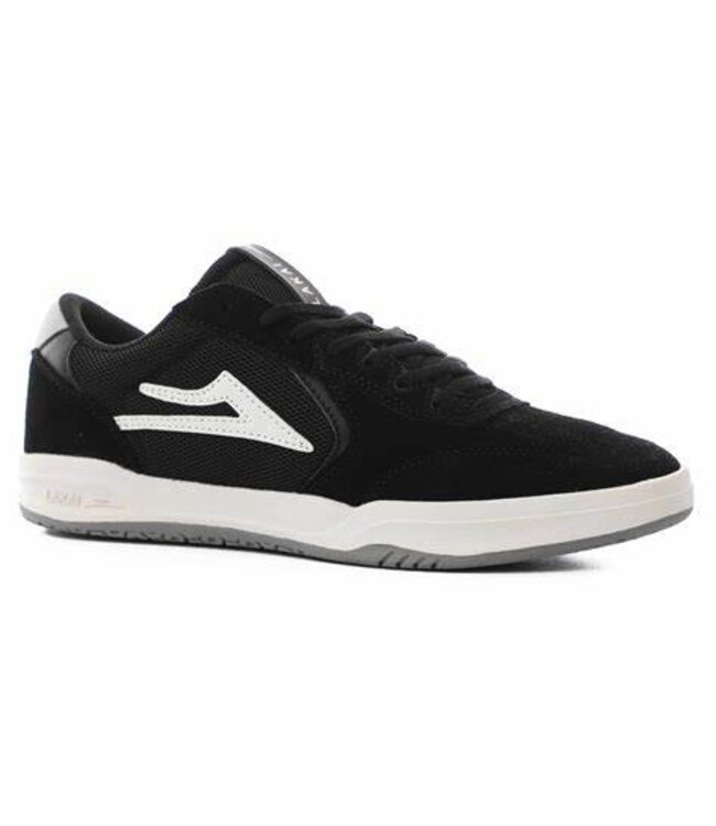 LAKAI MENS ATLANTIC SHOES BLACK/LIGHT GREY SUEDE