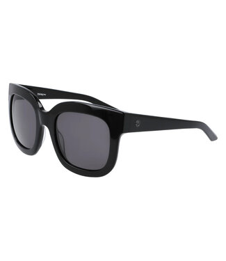 DRAGON DRAGON FLO BLACK SUNGLASSES w/ LUMALENS SMOKE LENS