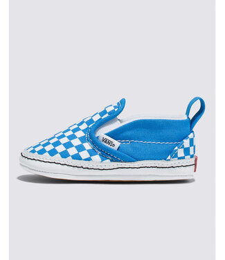 VANS VANS INFANT SLIP-ON V CRIB SHOES COLOR THEORY BRILLIANT BLUE