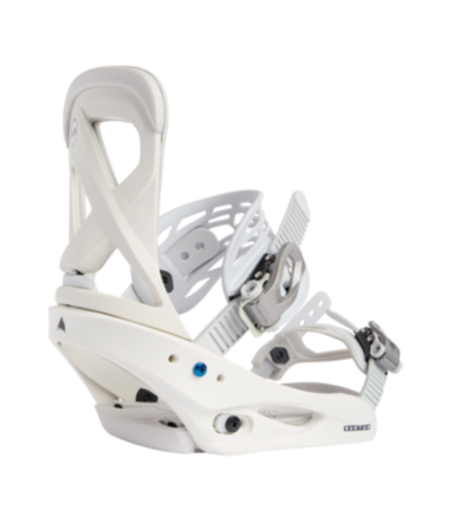 BURTON WOMENS SCRIBE RE:FLEX SNOWBOARD BINDINGS STOUT WHITE 2024  