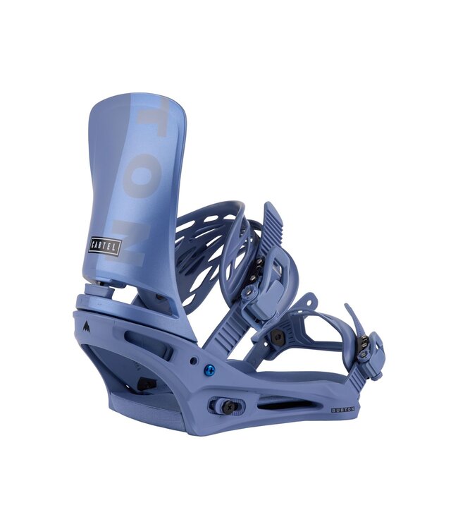 BURTON CARTEL RE:FLEX SNOWBOARD BINDINGS SLATE BLUE/LOGO 2024 