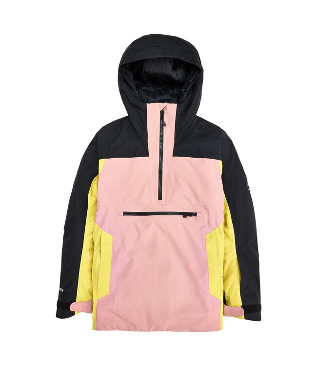 BURTON WOMENS PILLOWLINE GORE TEX 2L ANORAK JACKET TRUE BLACK POWDER B ONE Boardshop