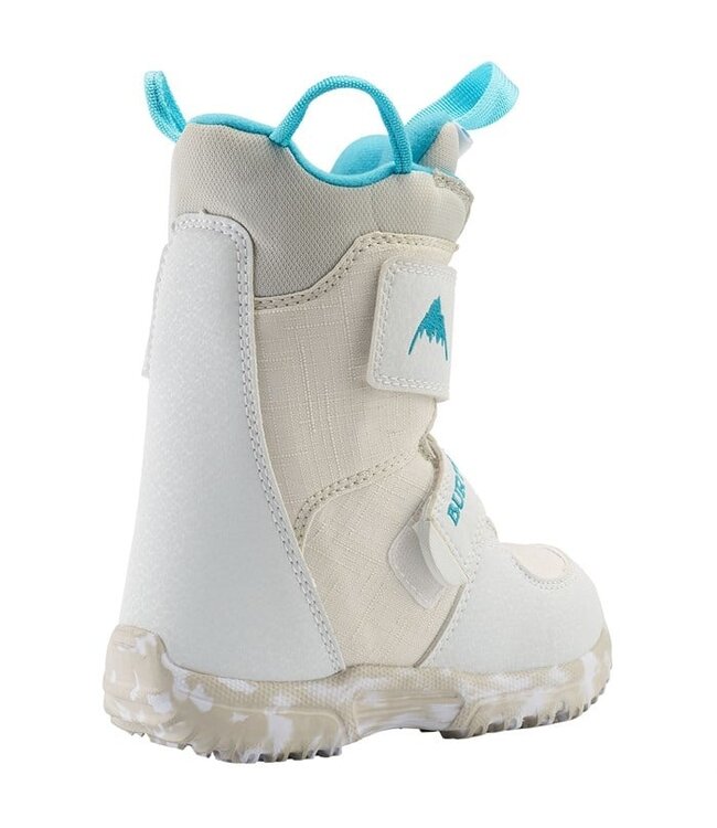 BURTON TODDLERS MINI GROM SNOWBOARD BOOTS WHITE 2024