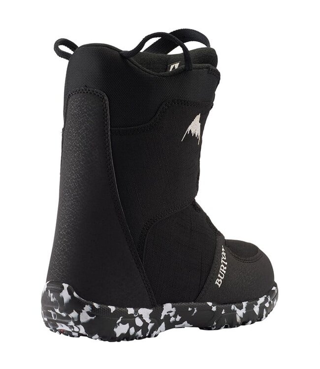 BURTON KIDS GROM BOA SNOWBOARD BOOTS BLACK 2024