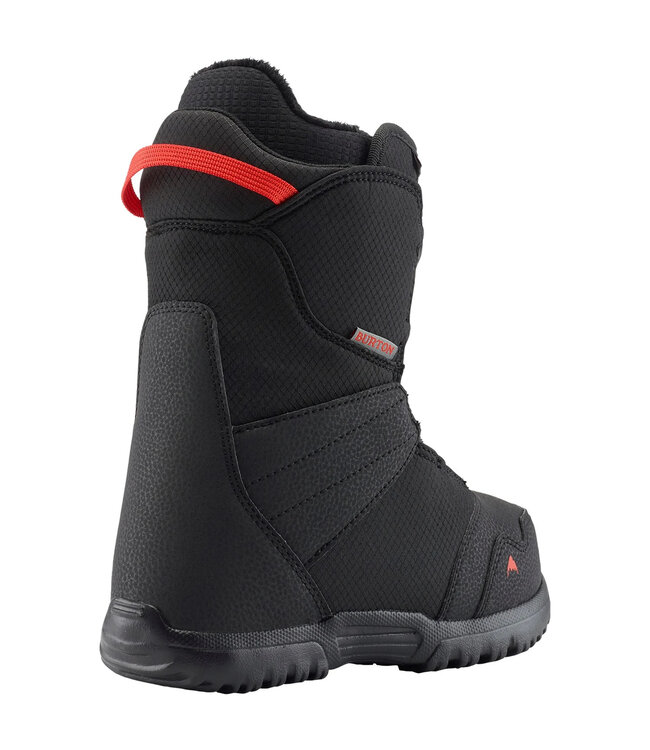 BURTON KIDS ZIPLINE BOA SNOWBOARD BOOTS BLACK 2024
