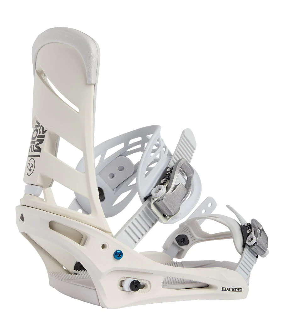 BURTON MISSION RE FLEX SNOWBOARD BINDINGS STOUT WHITE 2024 ONE