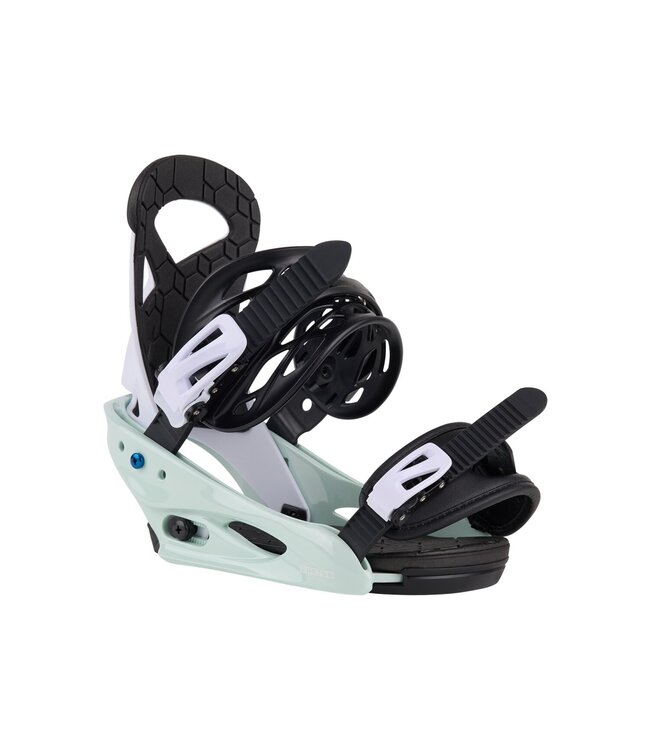 BURTON KIDS SMALLS RE:FLEX SNOWBOARD BINDINGS NEO-MINT/WHITE 2024
