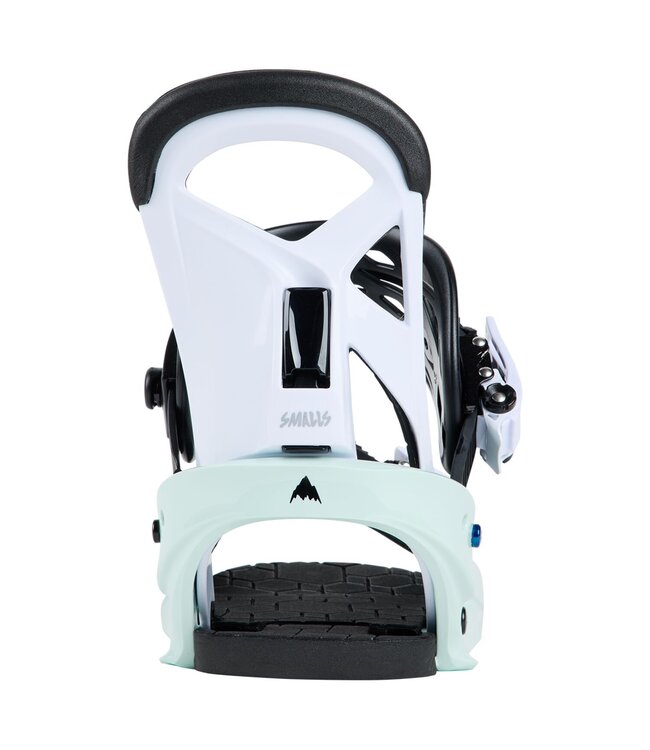 BURTON KIDS SMALLS RE:FLEX SNOWBOARD BINDINGS NEO-MINT/WHITE 2024