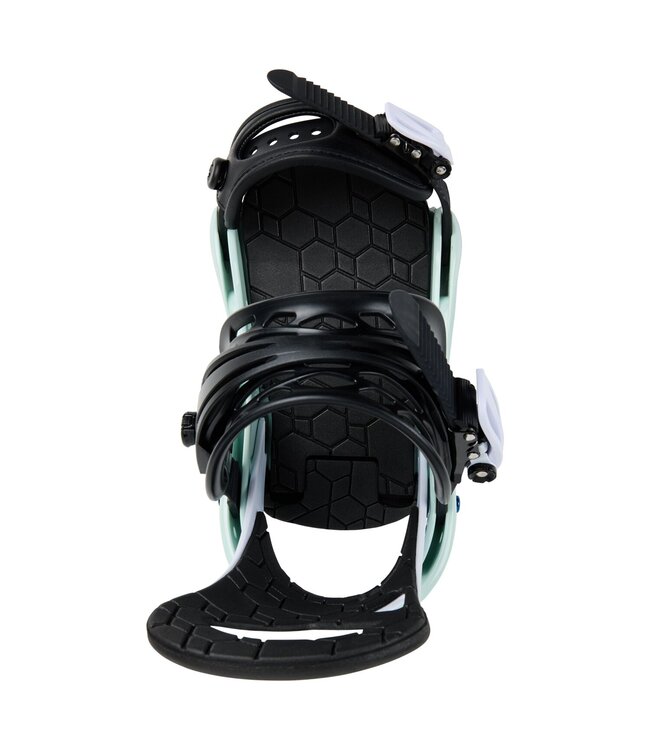BURTON KIDS SMALLS RE:FLEX SNOWBOARD BINDINGS NEO-MINT/WHITE 2024