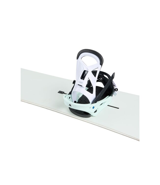 BURTON KIDS SMALLS RE:FLEX SNOWBOARD BINDINGS NEO-MINT/WHITE 2024
