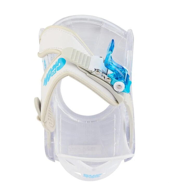 BURTON KIDS GROM DISC SNOWBOARD BINDINGS WHITE 2024