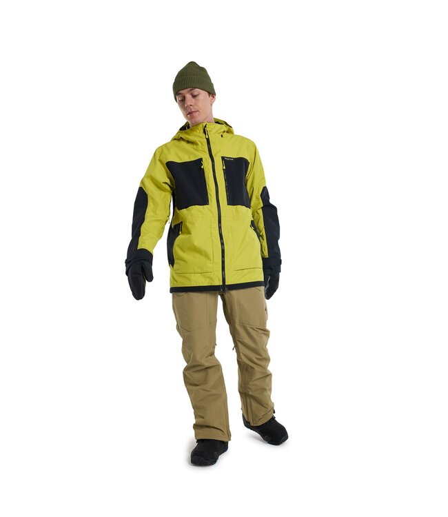 BURTON FROSTNER 2L JACKET SULFUR/TRUE BLACK 2024