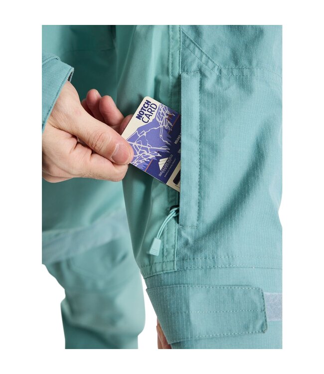 BURTON FROSTNER 2L ANORAK JACKET ROCK LICHEN 2024
