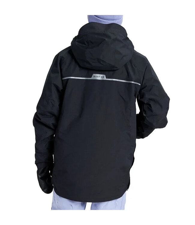BURTON FROSTNER 2L ANORAK JACKET TRUE BLACK 2024 ONE