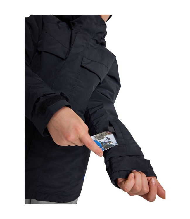 BURTON BOYS COVERT 2.0 2L JACKET TRUE BLACK 2024