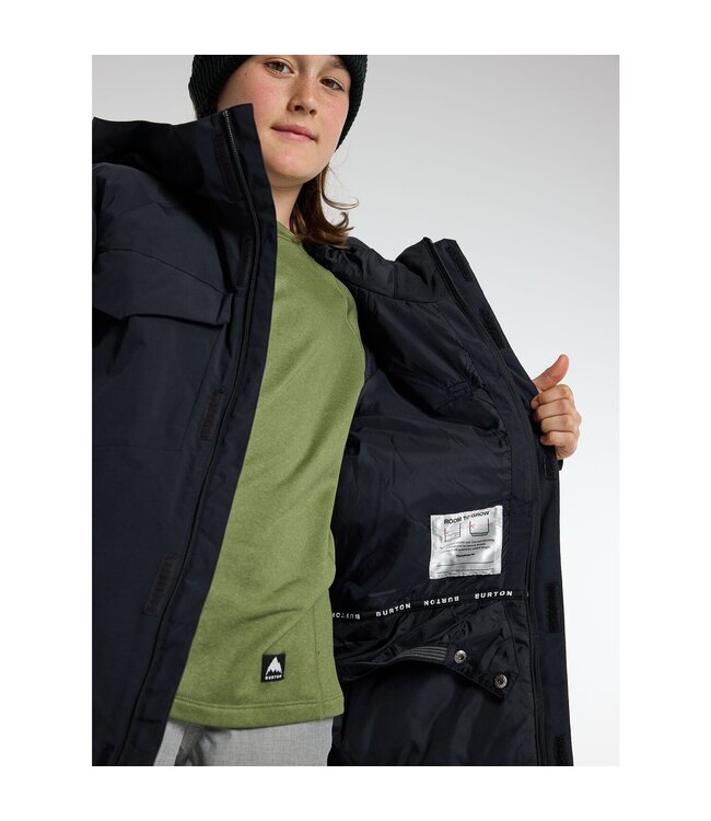BURTON BOYS COVERT 2.0 2L JACKET TRUE BLACK 2024