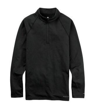 BURTON BURTON HEAVYWEIGHT X BASE LAYER QUARTER-ZIP TRUE BLACK 2024