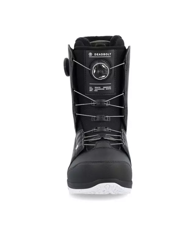 RIDE DEADBOLT ZONAL SNOWBOARD BOOTS BLACK 2024 ONE