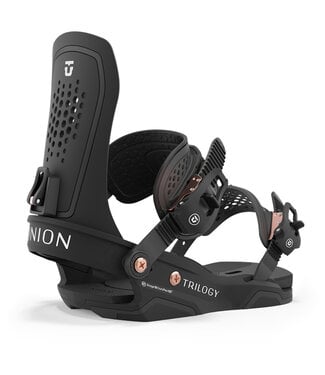 UNION BINDING COMPANY UNION WOMENS TRILOGY SNOWBOARD BINDINGS BLACK 2024