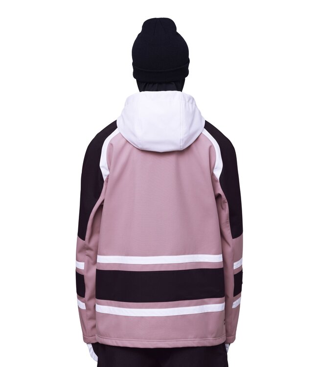 686 WATERPROOF SLAPSHOT HOODY DUSTY MAUVE COLORBLOCK 2024