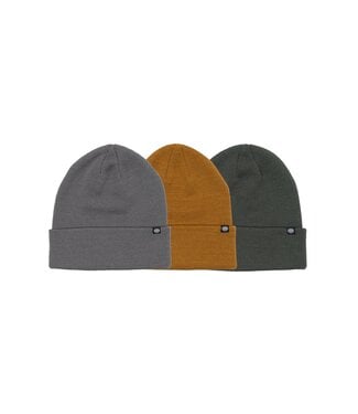 686 686 STANDARD ROLL UP BEANIE EARTH TONES 3 PACK 2024