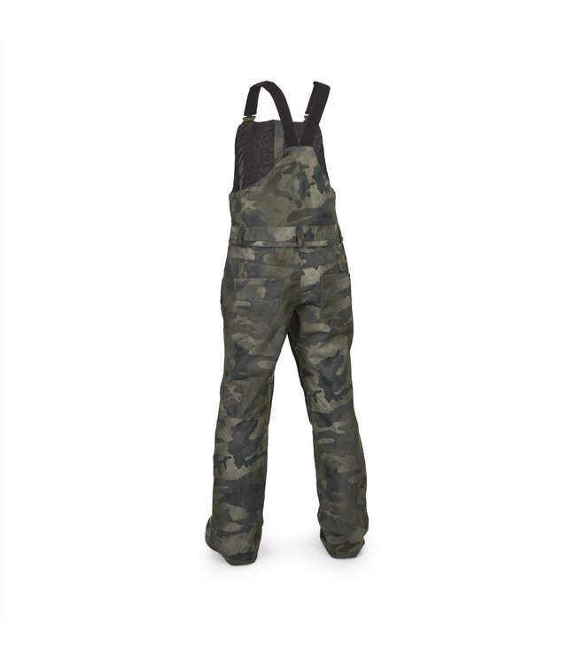 VOLCOM WOMENS SWIFT BIB OVERALL PANT CLOUDWASH CAMO 2024