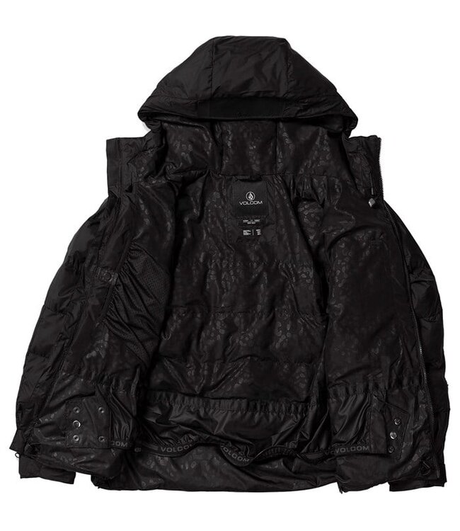 VOLCOM WOMENS PUFFLEUP JACKET BLACK 2024