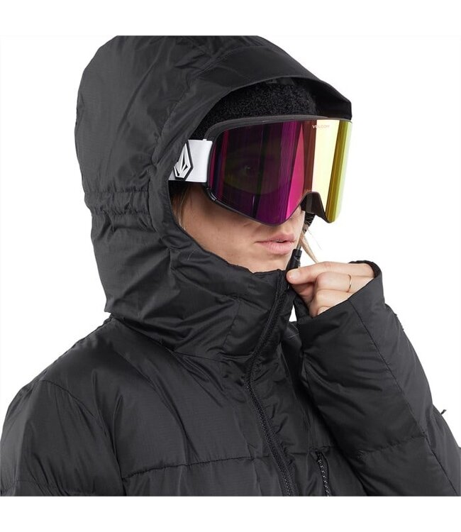 VOLCOM WOMENS PUFFLEUP JACKET BLACK 2024