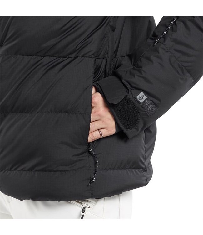VOLCOM WOMENS PUFFLEUP JACKET BLACK 2024