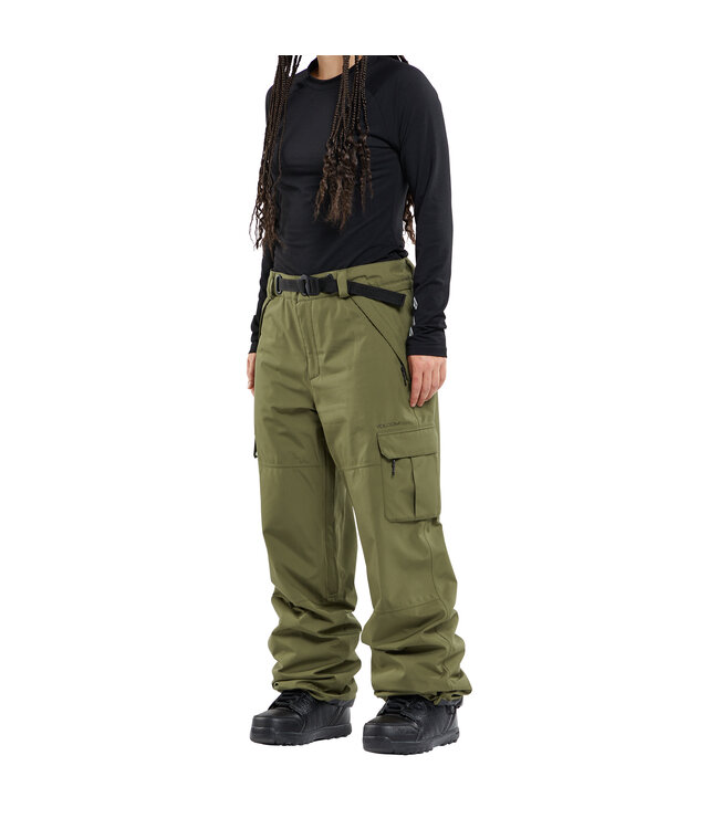 VOLCOM WOMENS MELANCON GORE-TEX PANT MILITARY 2024