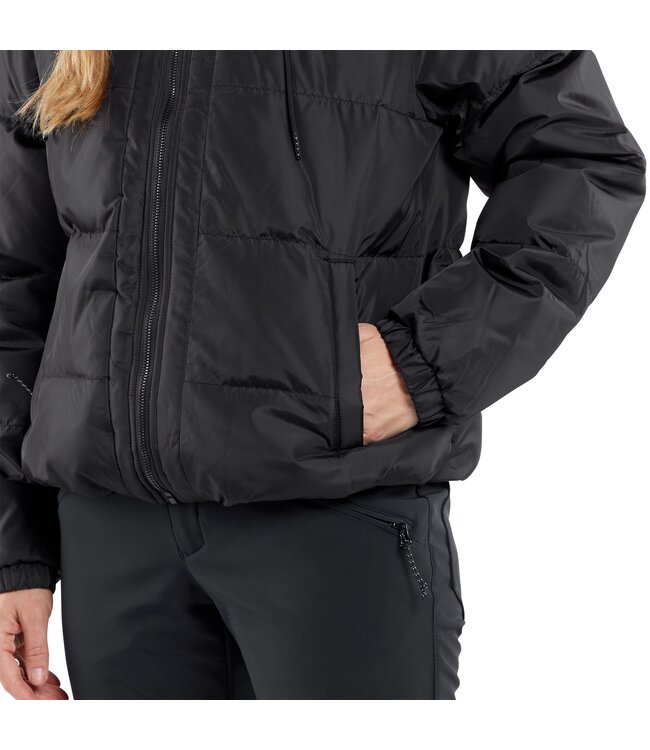 VOLCOM WOMENS ITHAN PUFF JACKET BLACK 2024