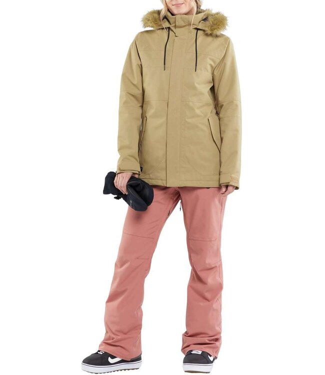 VOLCOM WMNS FAWN INS JACKET DARK KHAKI 2024